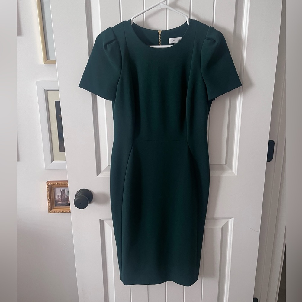 Calvin Klein Tulip Sleeve Sheath Dress